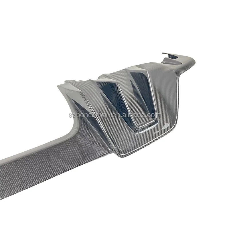 For Honda Civic Type R FL5 Carbon Fiber Rear Bumper Diffuser Lip Aggressive