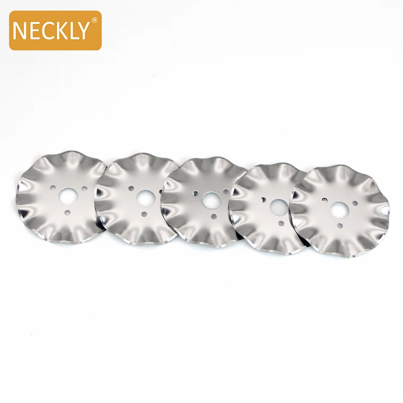 Rotary Cutter Blades Rollerring 45mm Wave Rotary Fabric Cutter Blade Fit For Olfa Alfa Rotary Cutter Blades