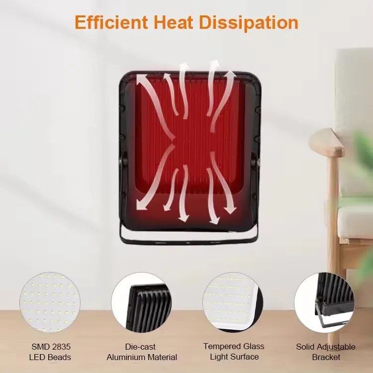 New Outdoor Waterproof Projecto Smd LED Flood Light Ultra Slim Body Ip65 50w 100w 200w 300w 400w 500w Watt LED Flood Light