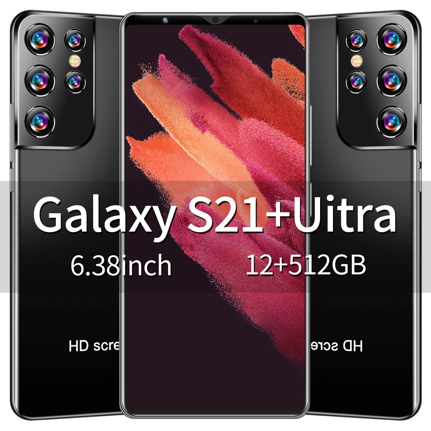 factory direct sale mobile phones S21+Ultra 6.38inch 12GB+512GB china cell phone 5G Smartphone