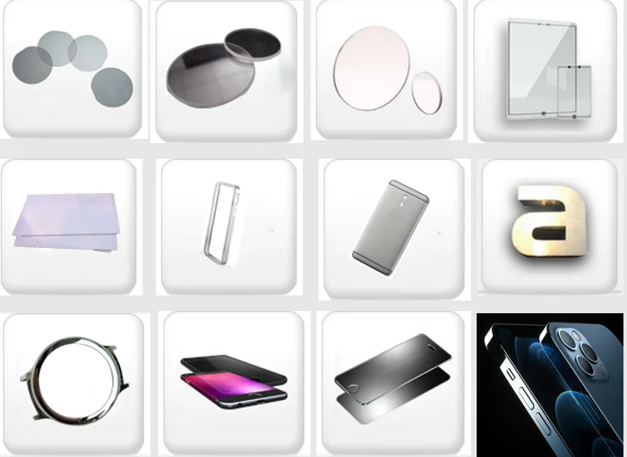 Good Quality hand watch smart phone sapphire glass flat surface fine polishing finishing machine