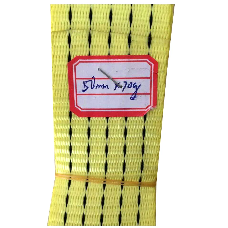 
Custom-designed polyester webbing for lashing cargo belts 
