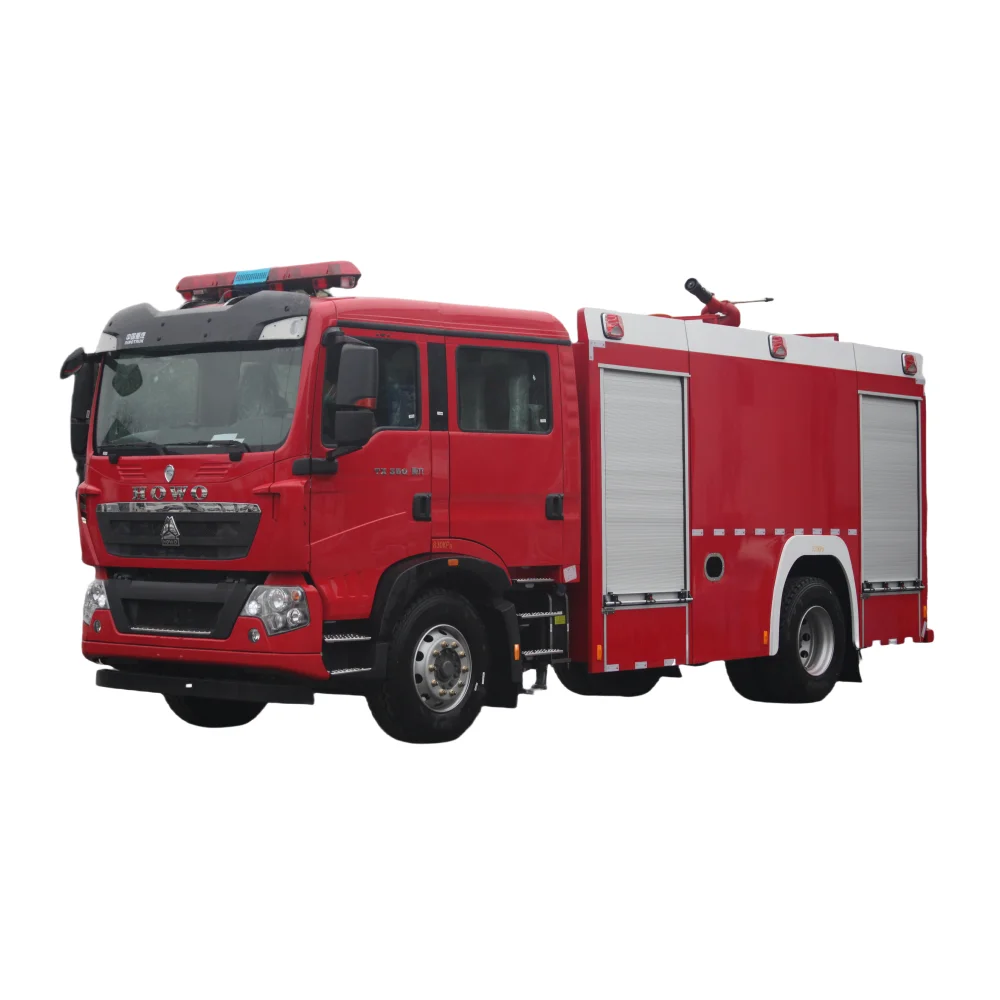 howo Dongfeng Commins 230HP 8cbm 4X2 Customizable Chassis Foam Tank Fire Fighting Special Truck