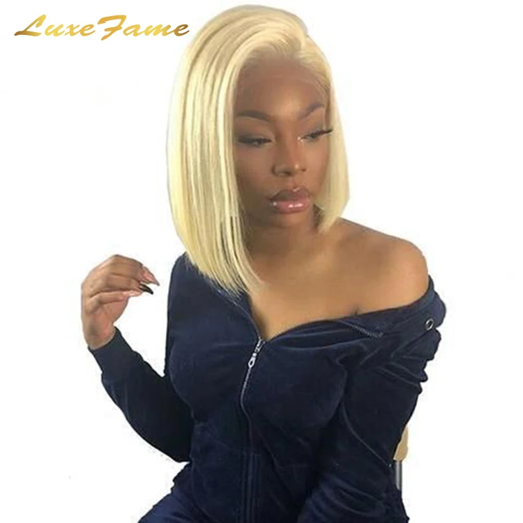 Hot Selling Wavy Brazilian Short Wig,Human Hair 613 Blonde Lace Front Wig,Oprah Yaki Texture Marilyn Monroe Human Hair Wig