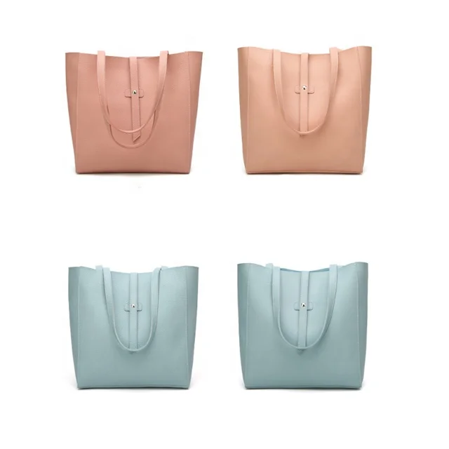 trendy plain leather handbag mini tote bags