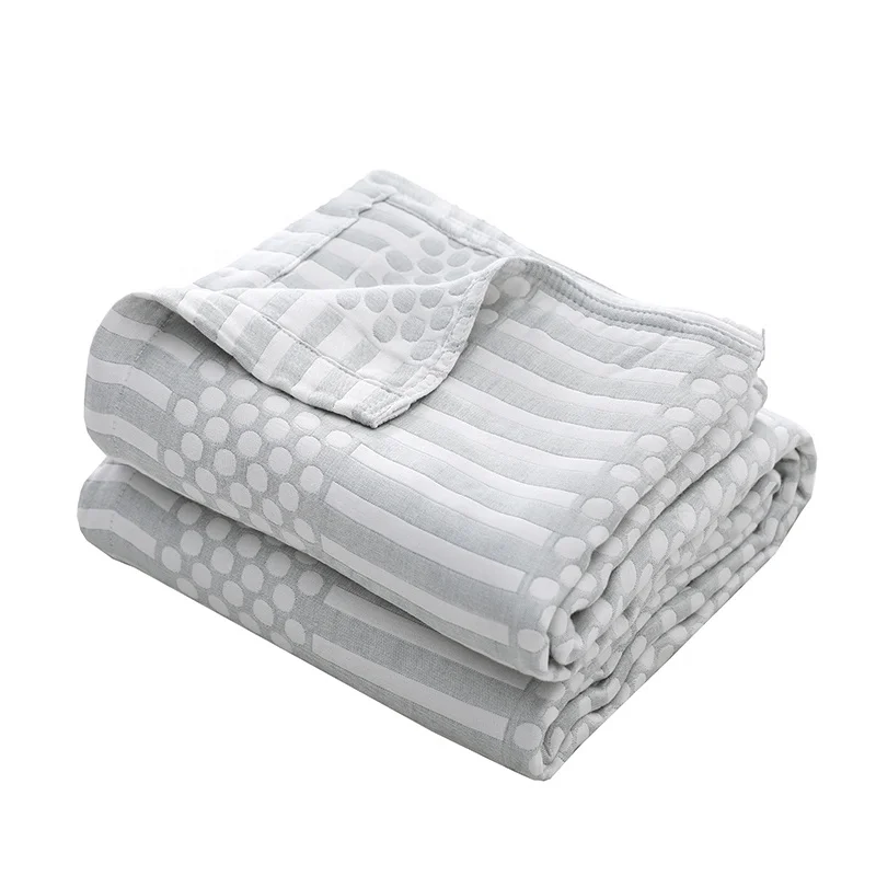 Thread Ground home linen comfortable soft breathable 100% bamboo blanket all Scottish grey blanket