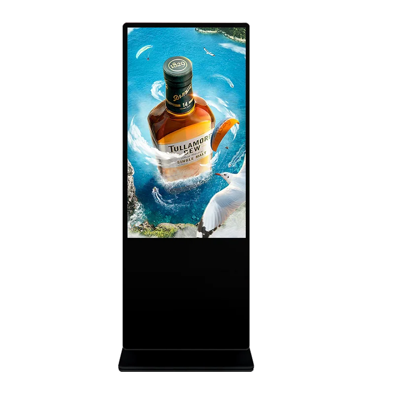 32-86 inches Floor Standing LCD Screen HD Media Video Player TFT Android Indoor Totem Advertising Digital Signage Display