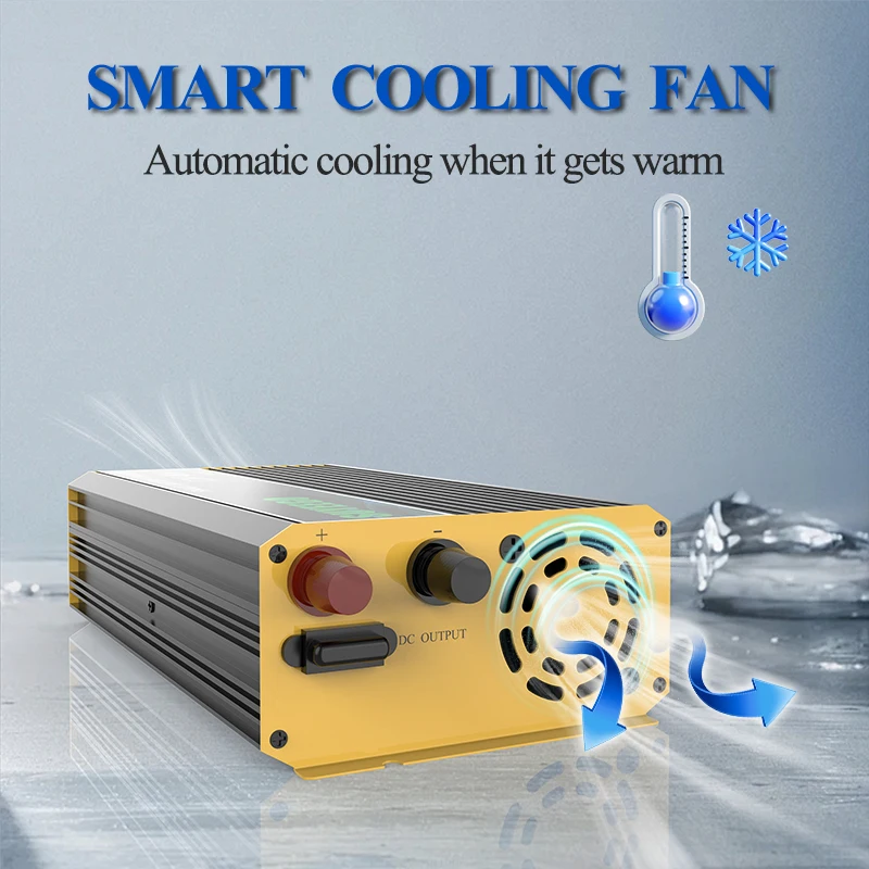 SUYEEGO Smart 12V 40A Lithium Lifepo4 Lead Acid Battery Charger EU Socket for Rv Bike forklift Car