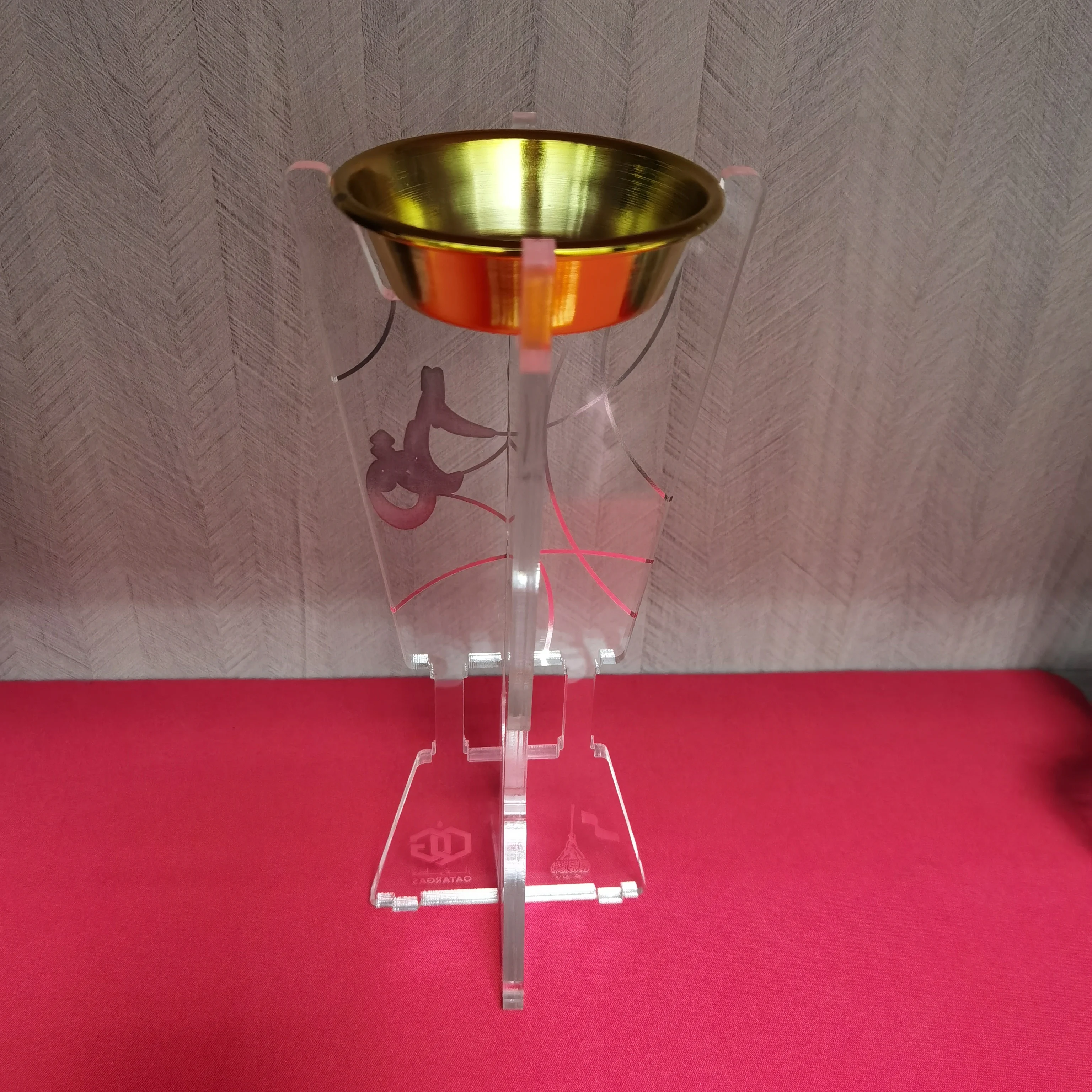  Best Selling New Design Assemble Set Metal Charcoal Plate Arabic Religion Antique PromGift Transparent Acrylic Incense