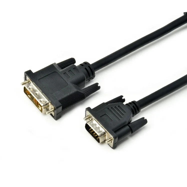 DVI to VGA Cable  DVI  12+5 Male VGA HD 15Pin Male Converter Adapter Cable