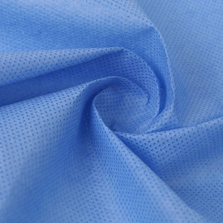 PP Spunbond Nonwoven Blue 1.6m SMS Polypropylene Non Woven Fabric