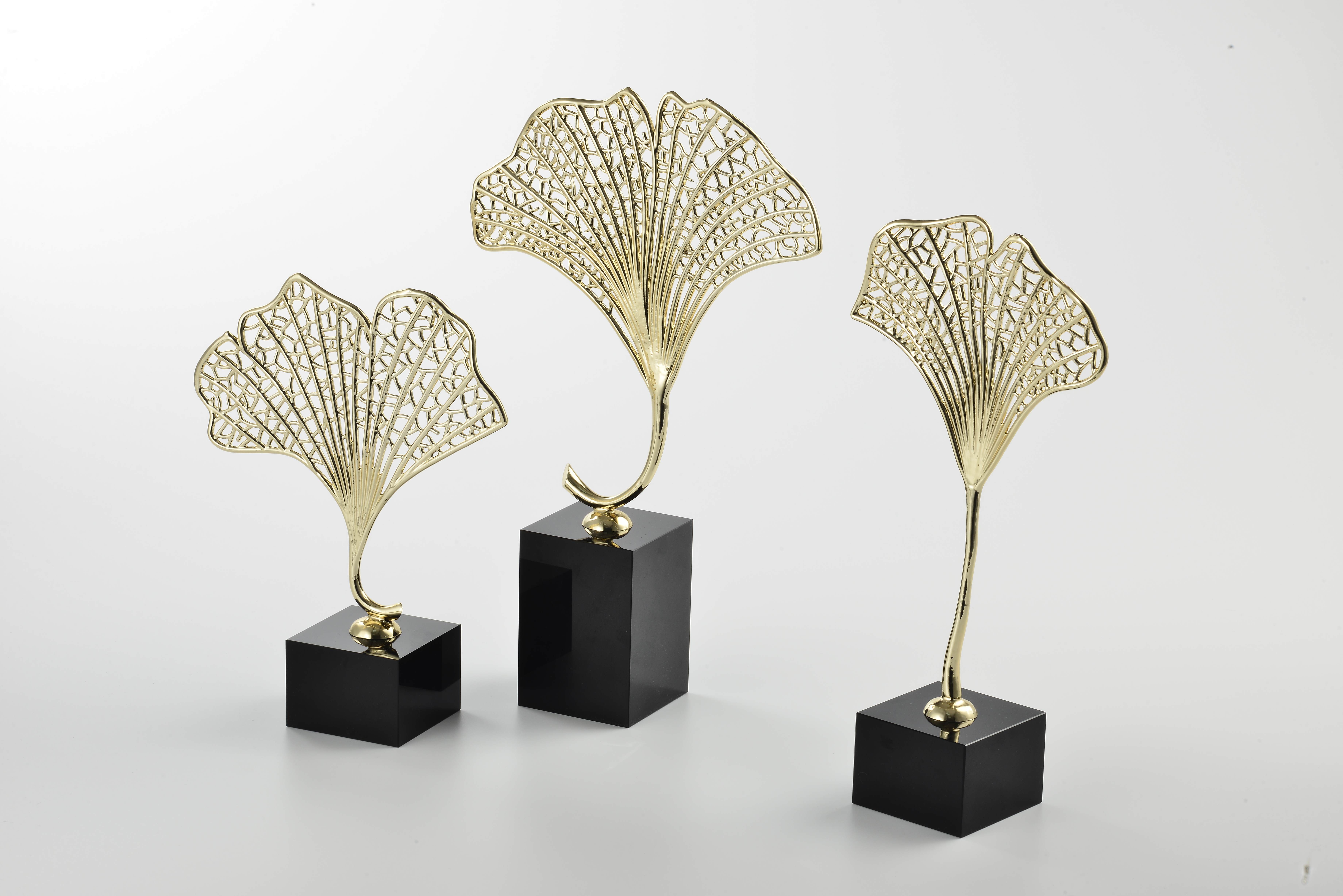 
Wholesale Black Gold Crystal Design Living Room Link Home Decor Decoration 