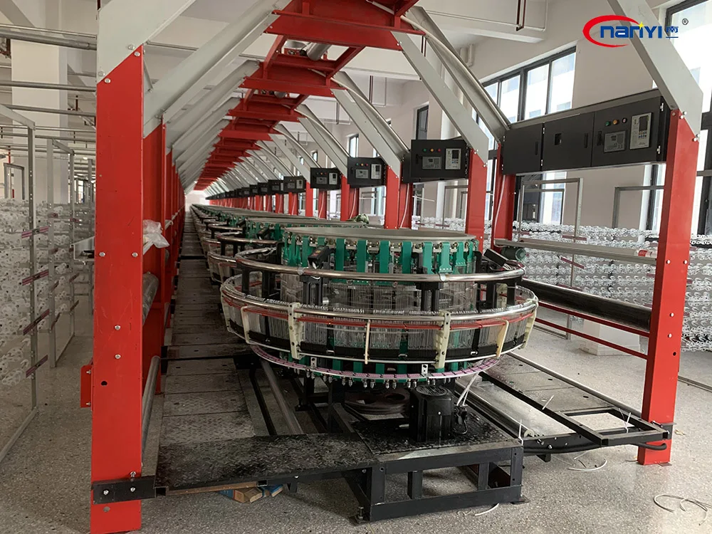 Model no. NY-YZJ-750J/4 pp woven cement sacking machine production line circular loom machine