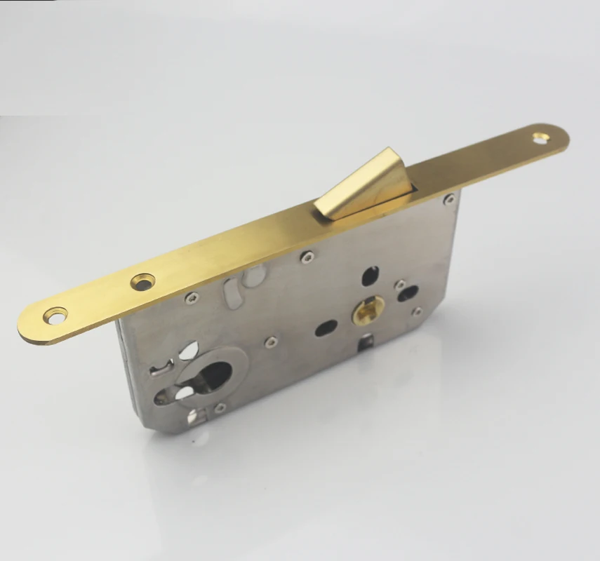Automatic Brushed gold Magnetic door lock silent magnetic lock