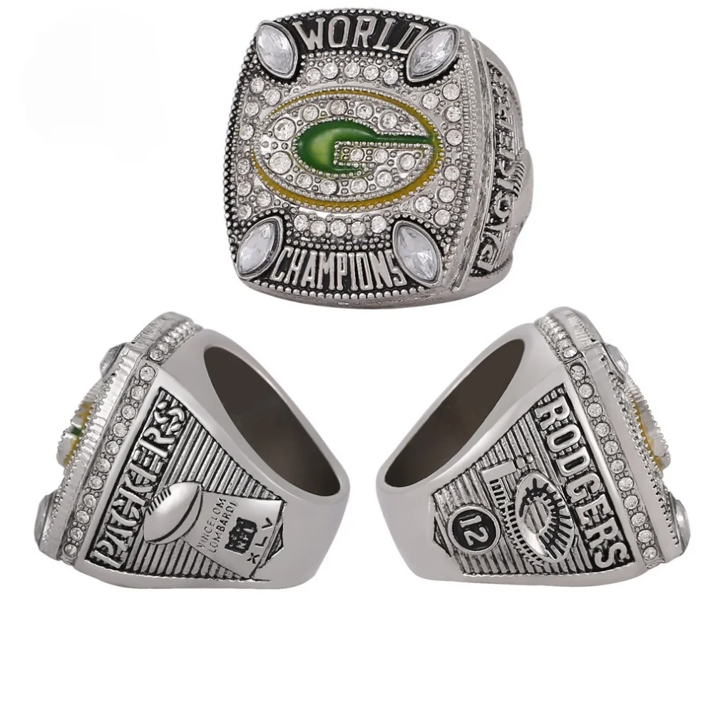 Кольцо чемпионата 2011 по футболу зеленая бухта упаковщики NFL набор деревянных колец из сплава на заказ