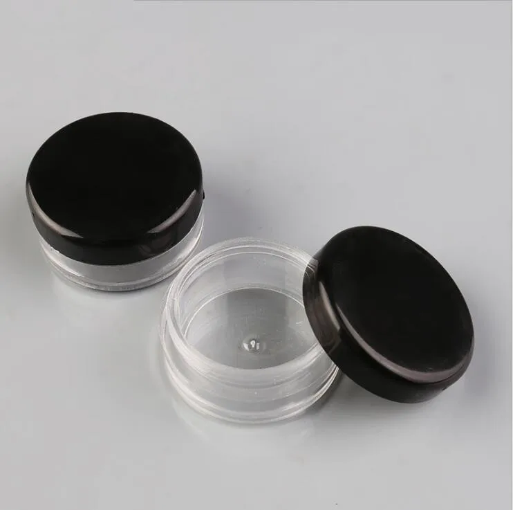 Wholesale 3g 5g 10g 15g 20g Plastic PS Facial Cream Container Mini Jar Cosmetic Eye Cream Jar