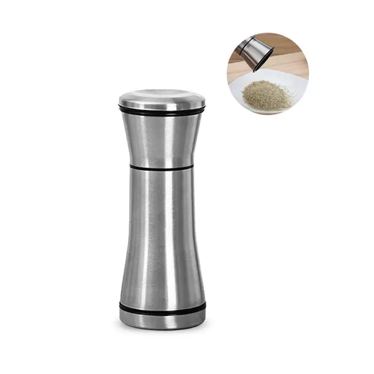 Kitchen Supplies Cooking Tools Salt And Pepper Grinder Mill Manual Stainless Steel Salt Shaker Adjustable Grind Coarseness