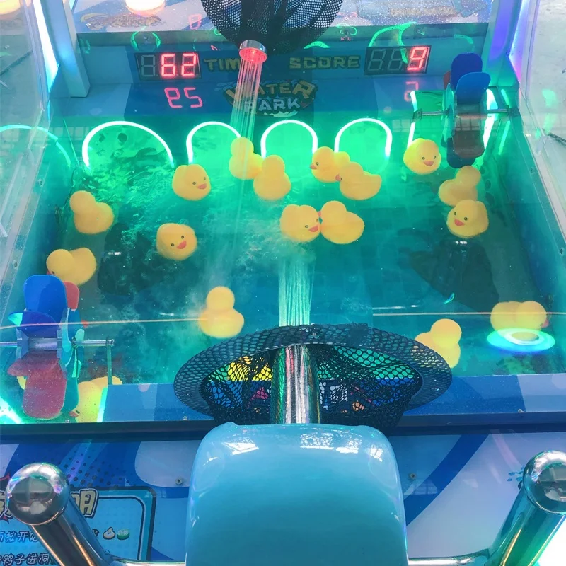 Coin-Operated Duck Shooting Game Machine Water Park Arcade Simulator for Kids Aged 3 6 8 Years EU Plug