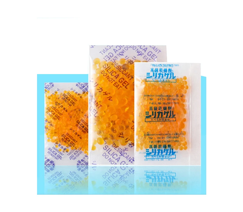 High Quality Cobalt free Orange Silica Gel Desiccant Indicating Silica Gel for Food and medicine