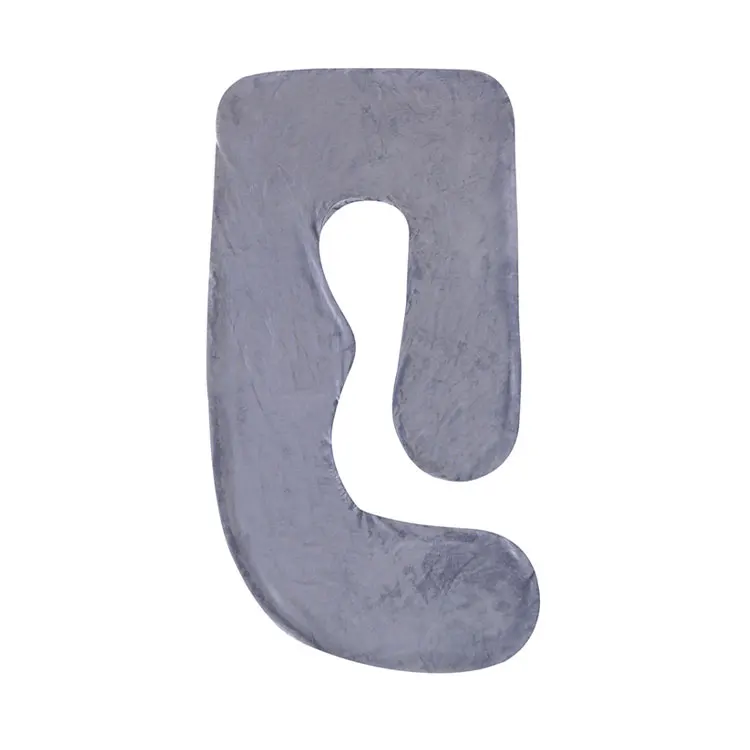 J shape high quality maternity nursing pillow premium polyester filling adjustable height softness wompregnancy pillow