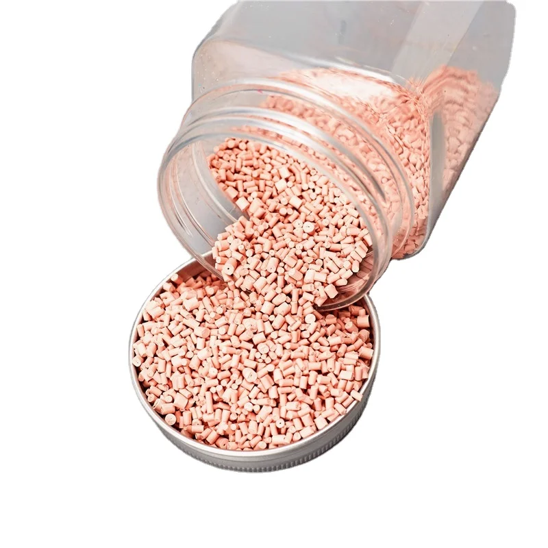 Plastic  Color Compounds Pink ABS Carrier Colour MasterBatch For Injection Moulding