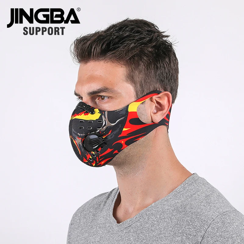 Jingbasupport A-9305 Спортивная маска для лица обучение езда на велосипеде маска для лица на открытом воздухе спорта 3d маска с фильтрами изготовление на заказ от производителя