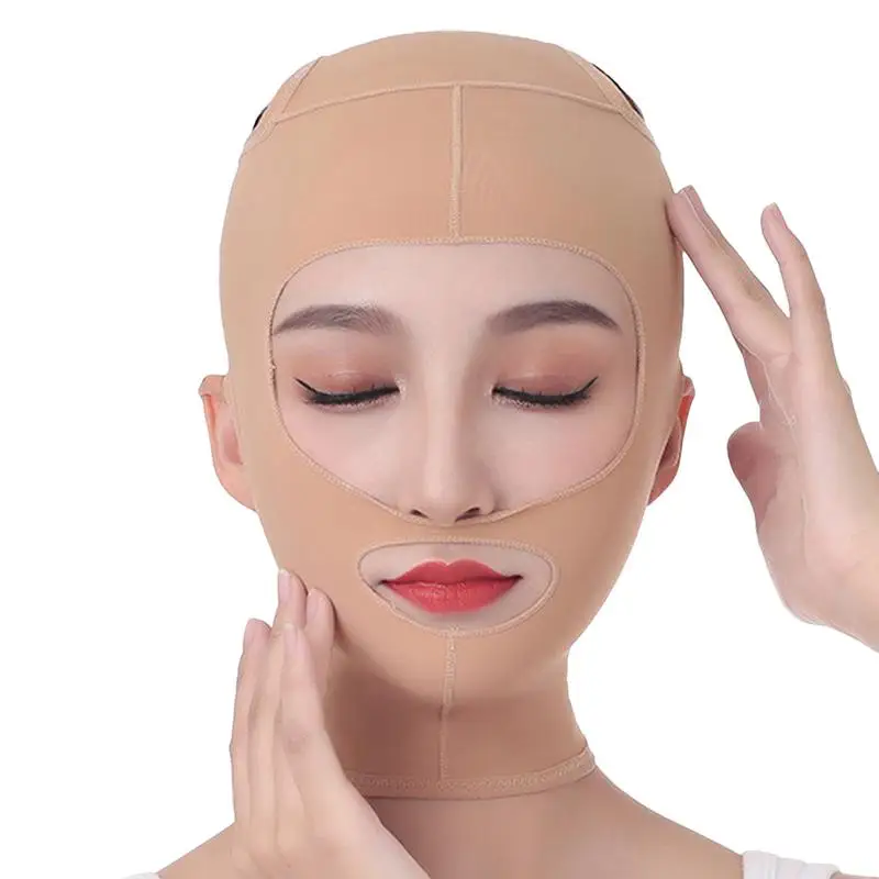 3D Face Lift Reusable Breathable Beauty Women Anti Wrinkle Slimming Bandage V Shaper Full Face Lift Sleeping Mask