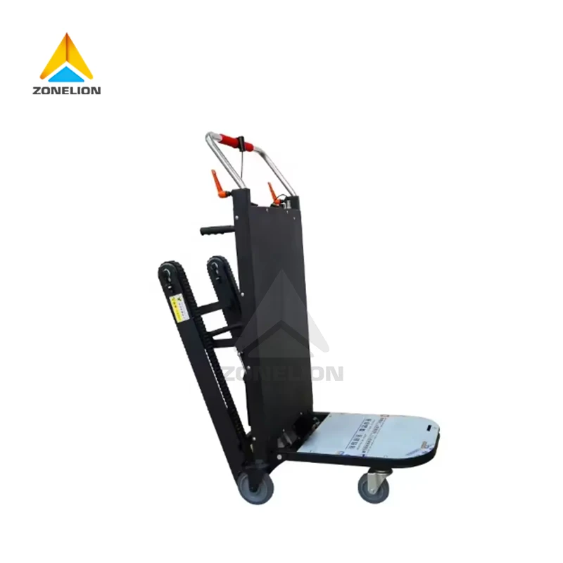 Dolly Hand Cart Electric Transport Climbing Machine Heavy Duty Cargo Electric Stair Climbing Trolley Building Hoist