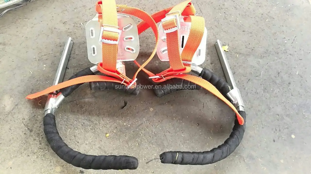 Steel and Iron Safety Tools for Construction Concrete Pole Climbing Grapplers with Wooden Application