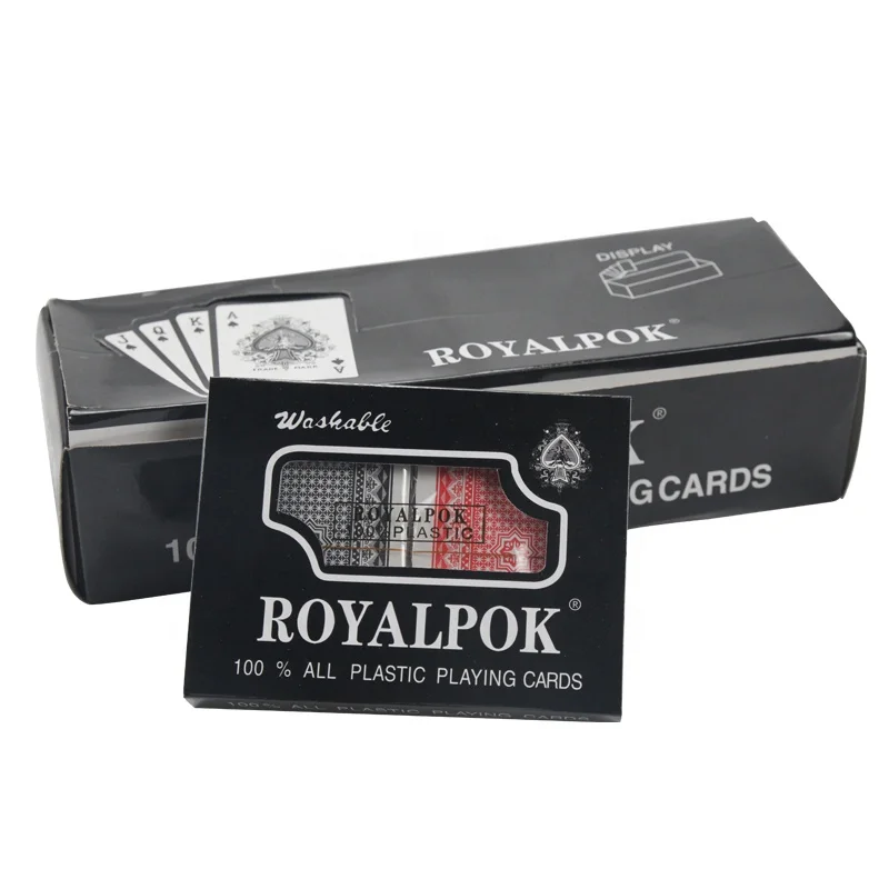 Professional Manufacturer Customized Classic Board Card Game 100% Plastic Playing Poker Cards Double Deck Poker Set