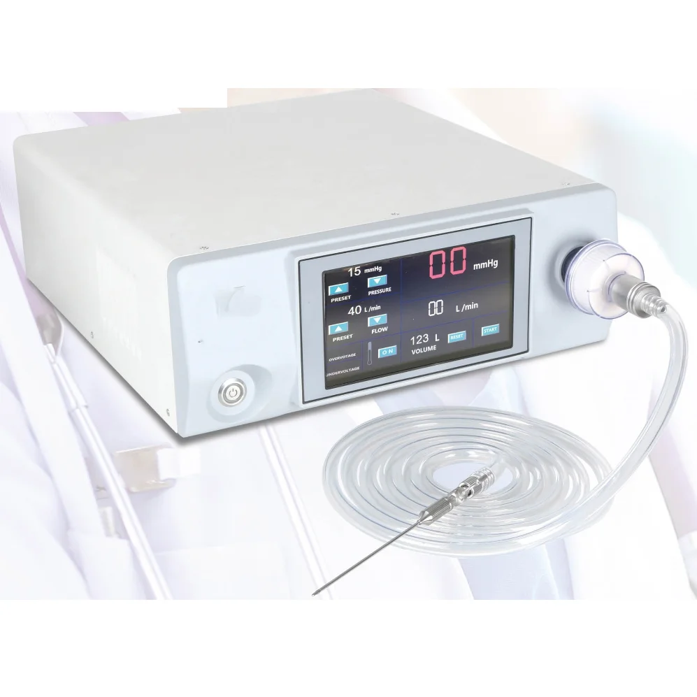 Laparoscopic CO2 insufflator 1-40l/min heating