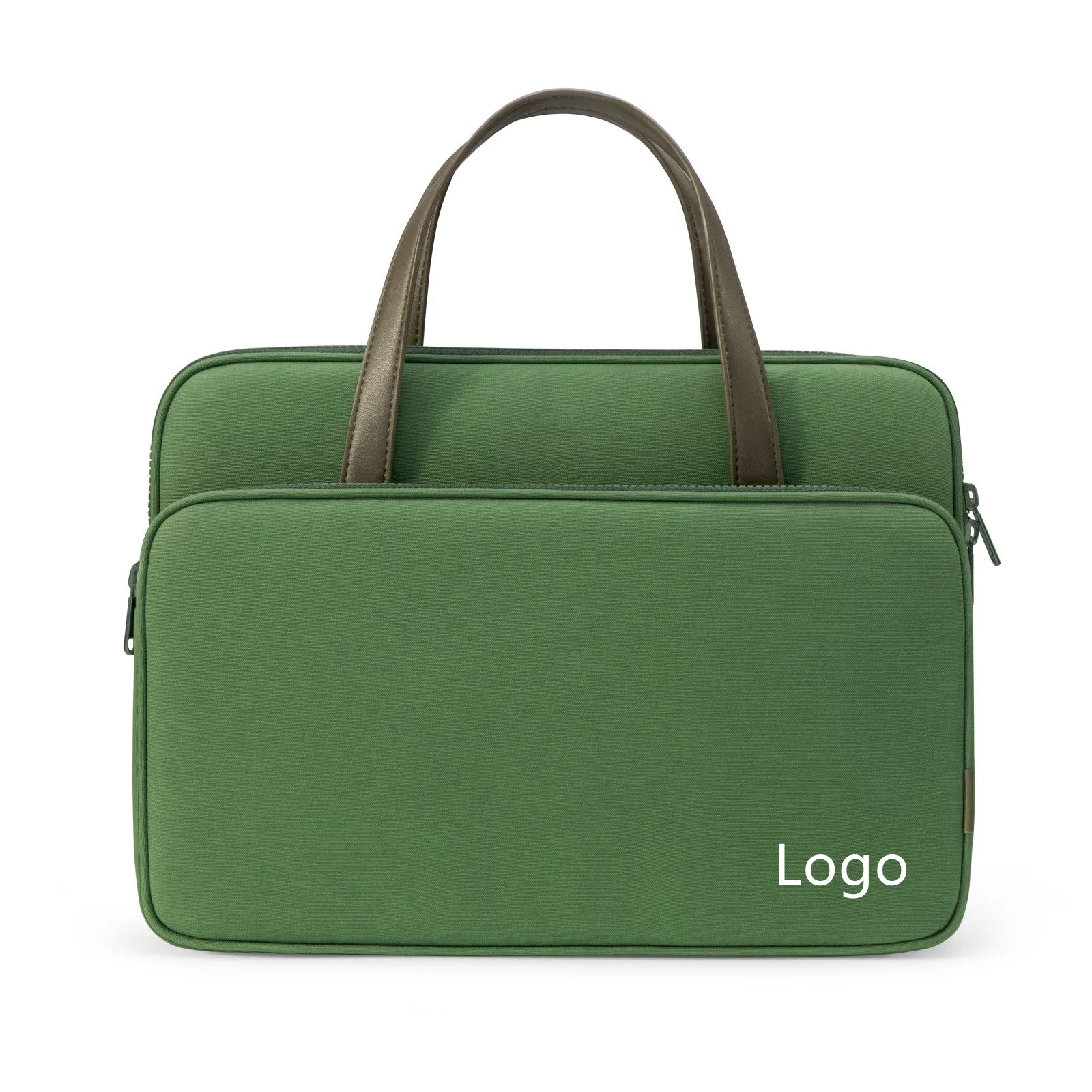 Custom 14 inch Waterproof Polyester Modern Work Laptop Handbag with YKK Zipper Protective Laptop Briefcase for Woman Lady