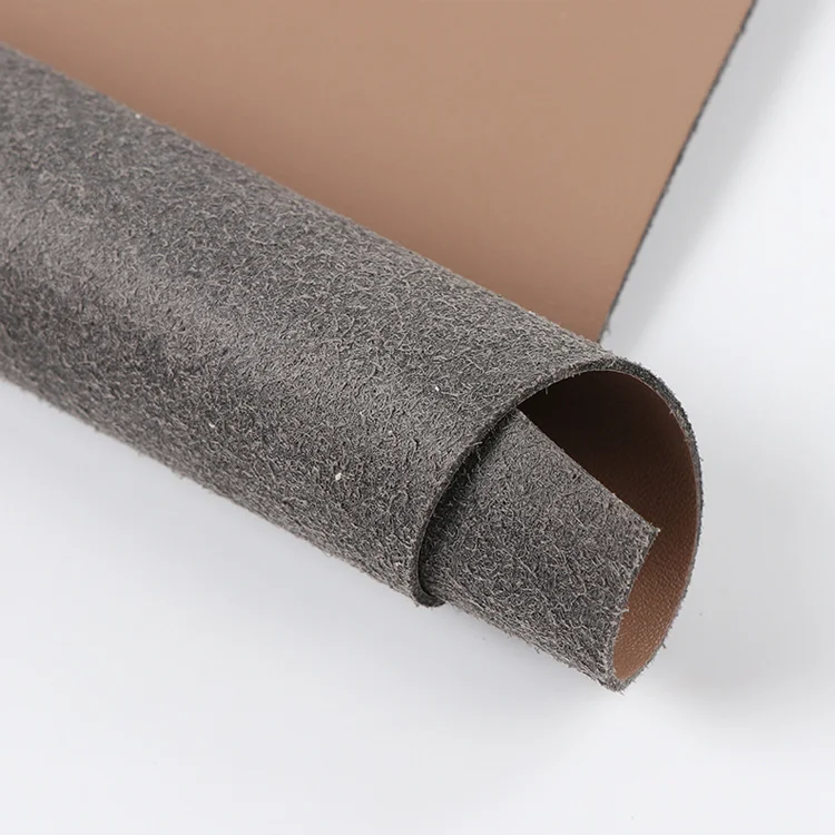 1.4~2mm Waterproof Microfiber Synthetic Suede Leather For Safety Shoes