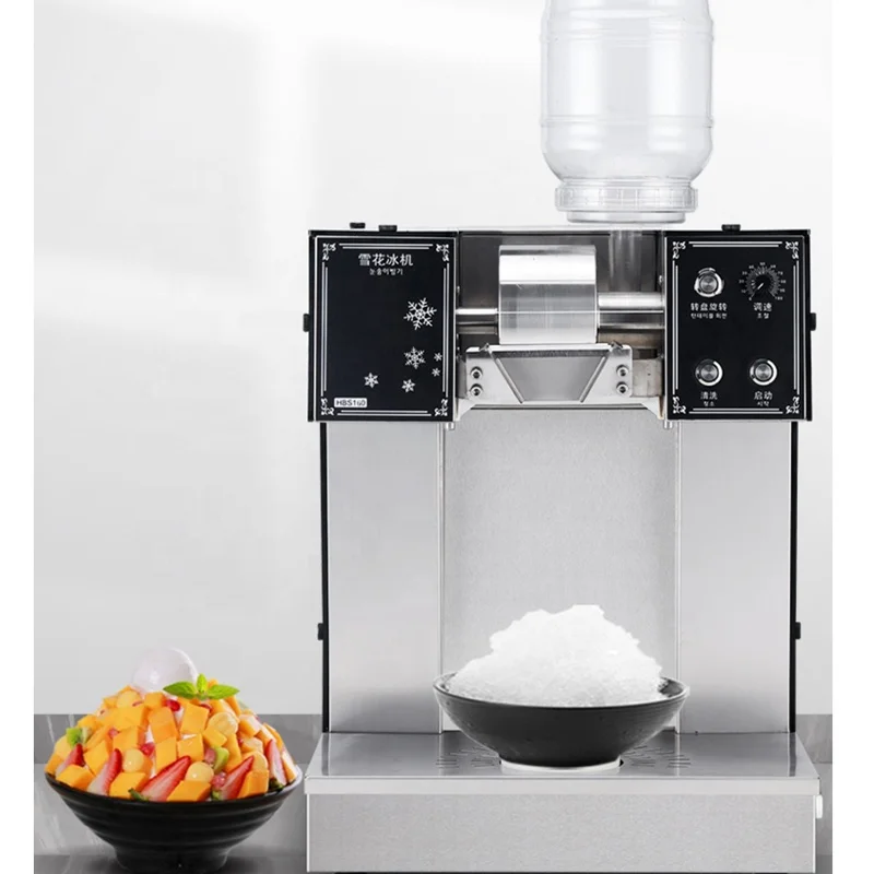 Hotel Making Shaved Flakes Crusher Shaving Maker Bingsu Shaved Ice Machine for Shaver Snow