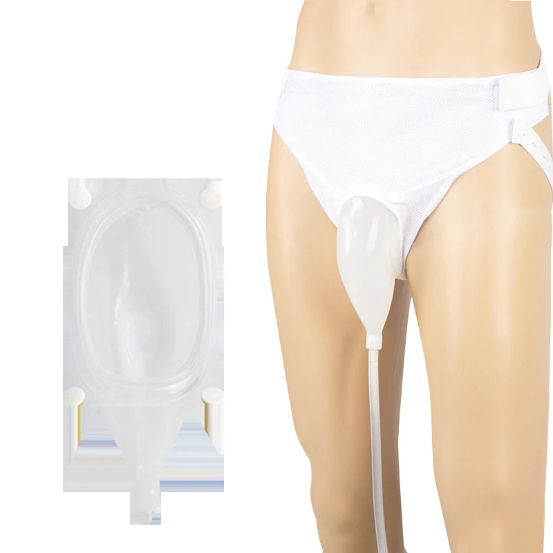 Medical Consumable Waterproof Latex Male Urine Bag Catheter Collector For Men Elderly Stoma Ostomy