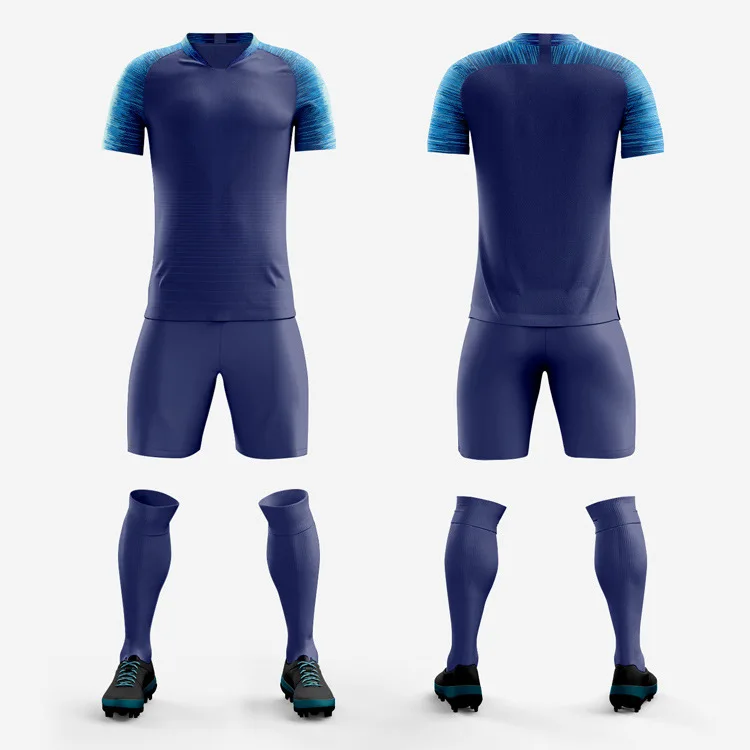 2022 Top Selling Soccer Uniform Soccer Wear Wholesale Custom Sublimation 100% Polyester Soccer Jersey Men Team Football