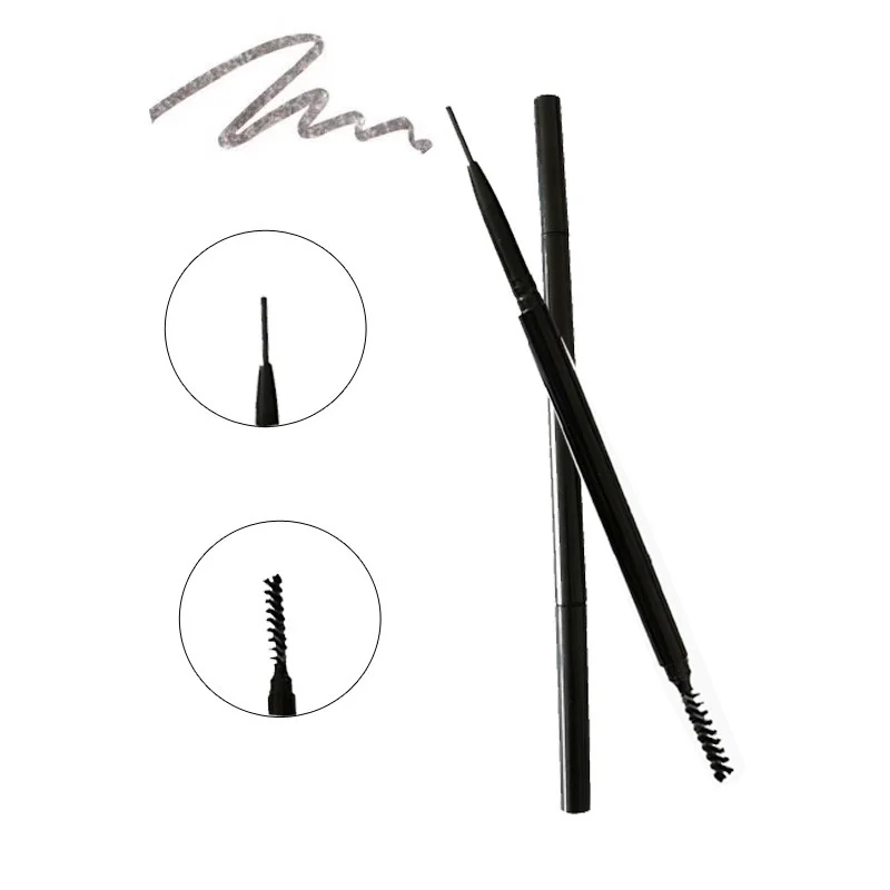 eyebrow contour pencil highlighter eye brow pencil with brush waterproof private label slim brow pencil