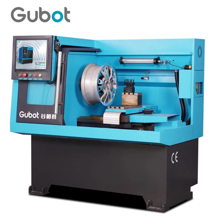 cnc diamond cut alloy car wheels repair equipment for rim refurbishedlathe machine