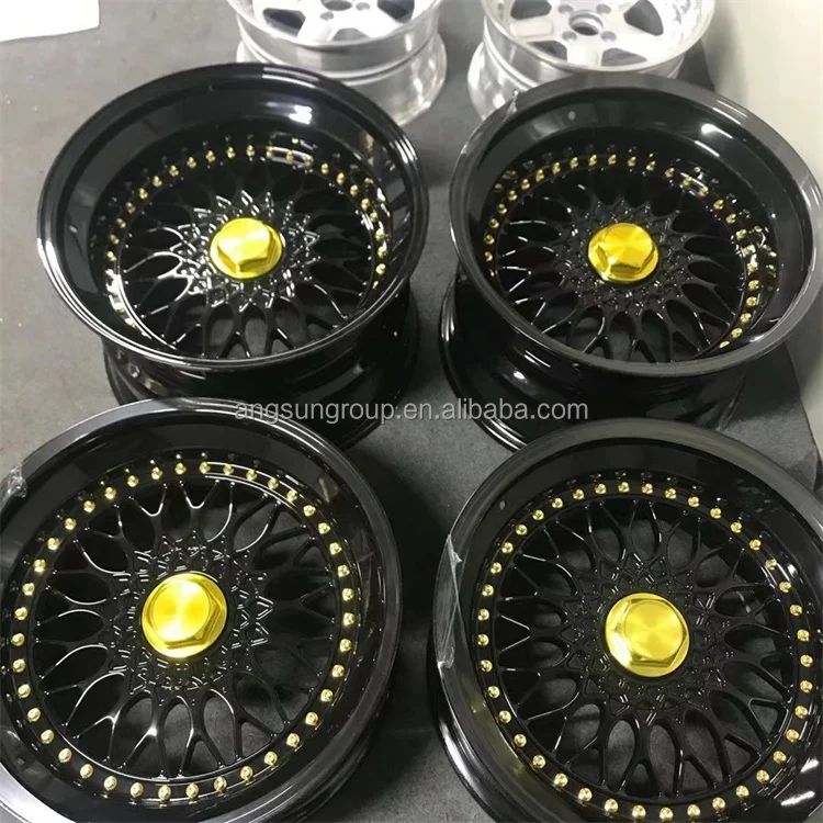 
Hot selling High quality 15 to 26 inch 3 pieces forged split wheel customized bbs rs alloy wheel for BMW e24 e30 e34 e36 e38 