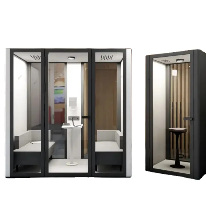 2024 High Quality Soundproof Portable Office Pods Silent Phone Booth