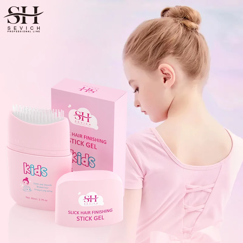 Customized for Child Black Hair Dye Customized Small And Cute Non Greasy Smooth Styling Hair Wax Gel With Comb