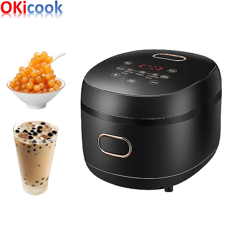 5 Quart 900W Commercial Electrical Automatic Tapioca Pearl Boba Bubble Tea Cooker Water Bar Milk Tea Equipment