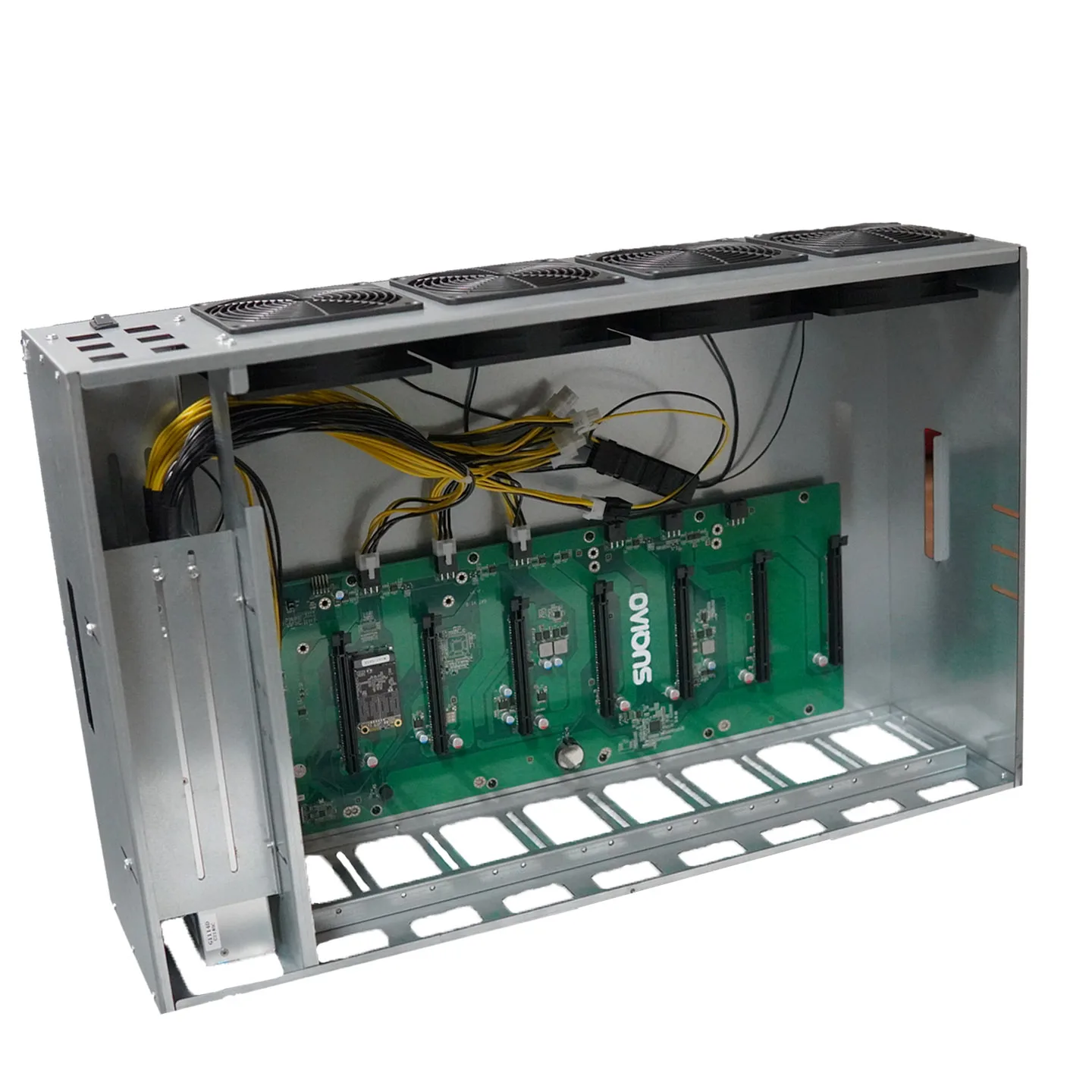 С оперативной памятью/PSU/SSD рама Rig чехол 8 GPU графика под открытым небом Gpu Серверная материнская