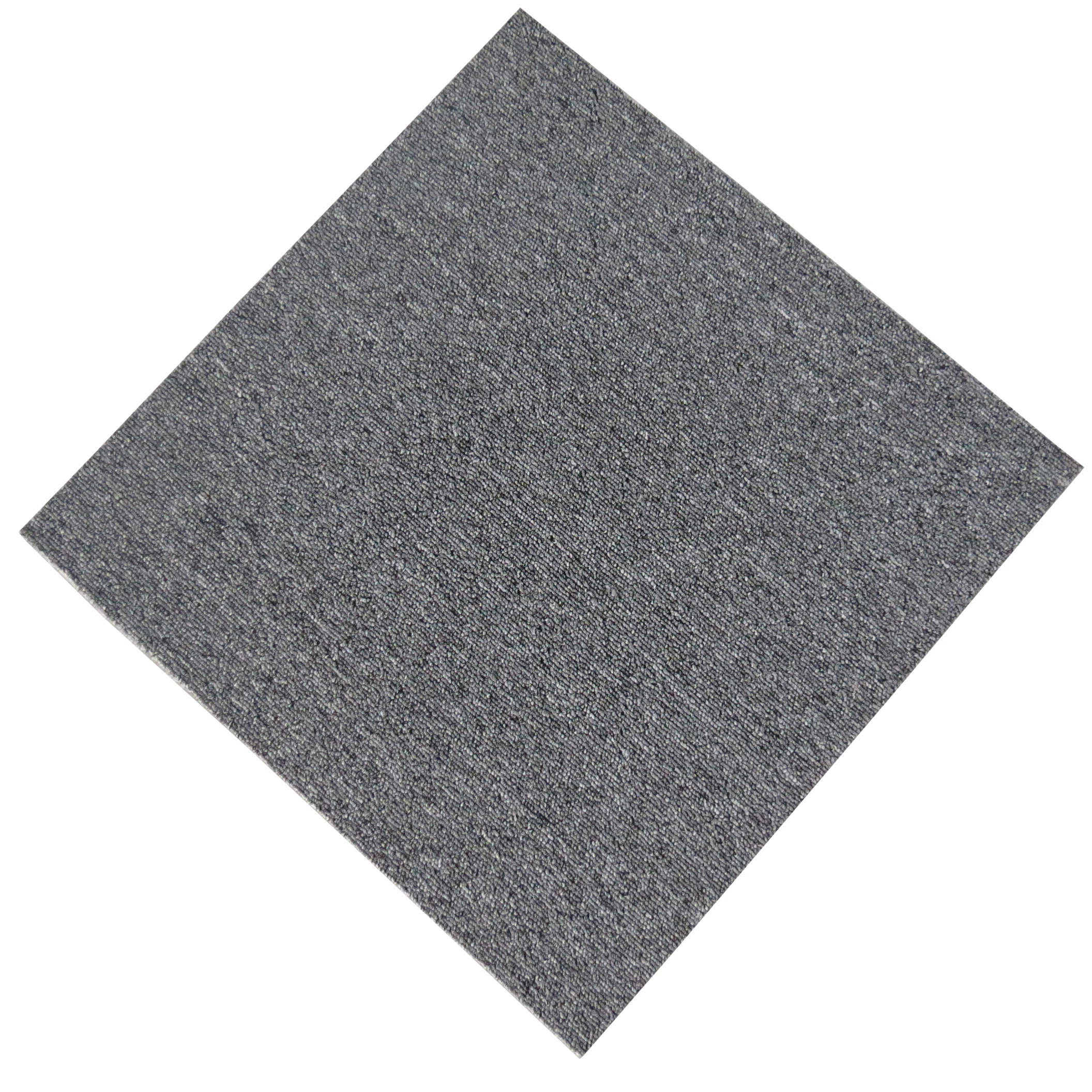 High quality interlocking PP gray peel and stick  floor carpet for  office commercial carpet tiles 50x50