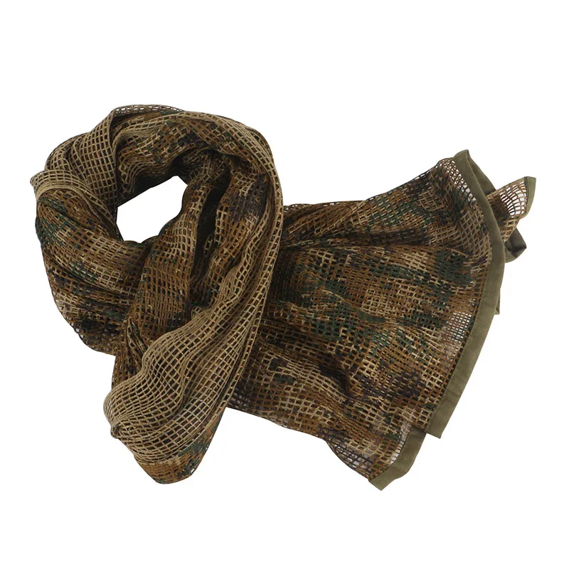 
Outdoor Equipment Sniper Veil Scrim Net Scarf Tactical Sniper Face Veil Protect Face Neck Scarf 