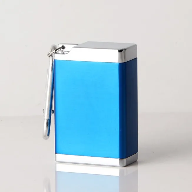 DEBANG Newest Wholesale Metal Portable Pocket Ashtray With Keychain for Cigarette Butts