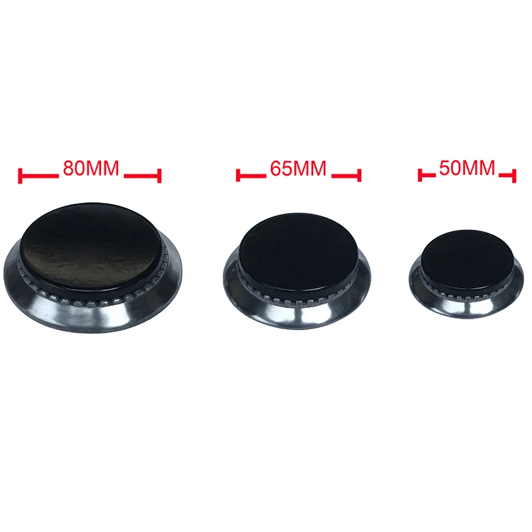 Custom Cast Iron Brass Stainless Steel Gas Cooker Stove Spare Parts Hob Burner Cap