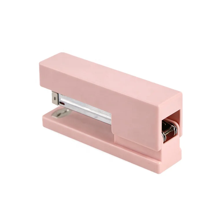 Hot selling cheap custom high quality cute  luxury plastic and metal office stapler