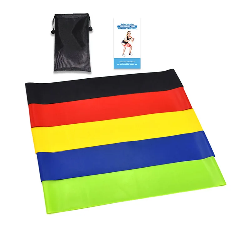 Resistance Bands Set 5pcs/set Expander Band Gymnastics Yoga Training Fitness Bands