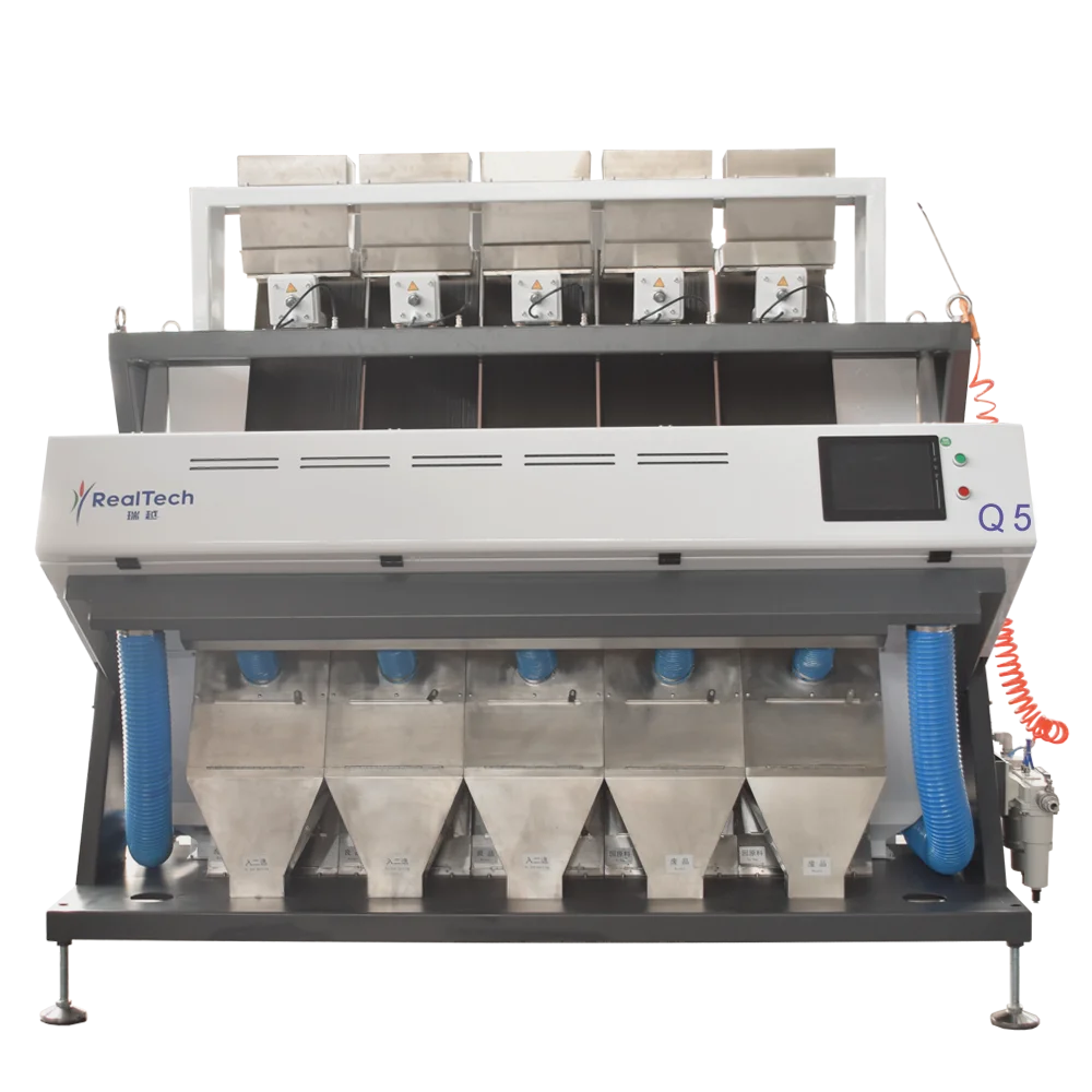 5 Chutes CCD Color Sorter Almonds Hazelnuts Pea Nut Dry Fruit Raisin Optical Sorting Machine